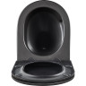 Унитаз LEMARK GLAZER подвесной, безободковый, сиденье микролифт, смыв вихревой Торнадо 3,0, черный матовый 9612004